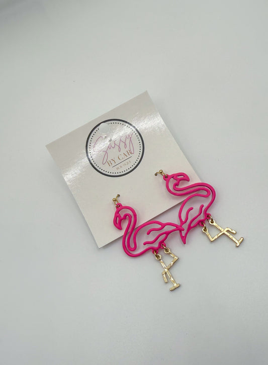 Flamingo Dangle Earrings