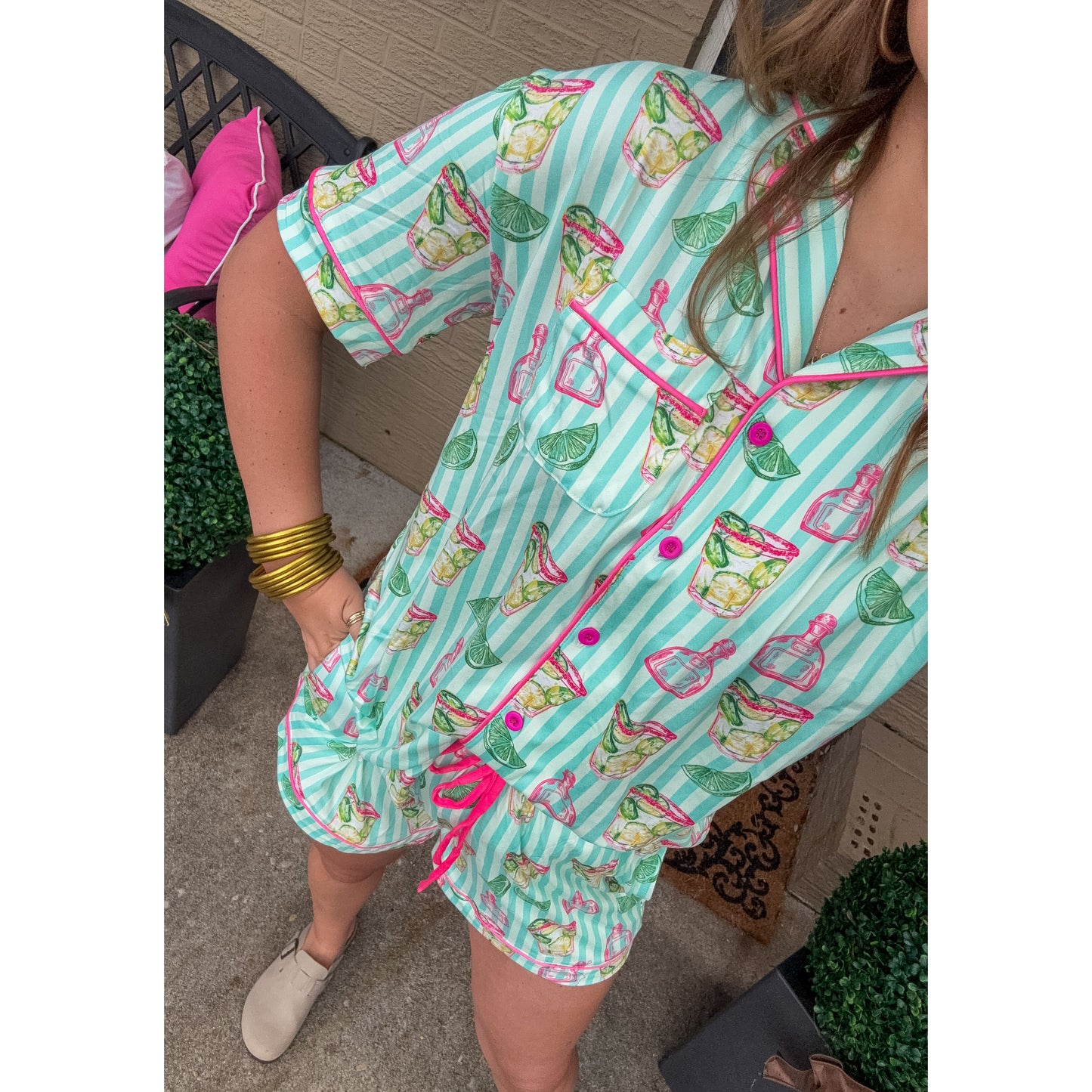 Spicy Marg - Short Pajama Set