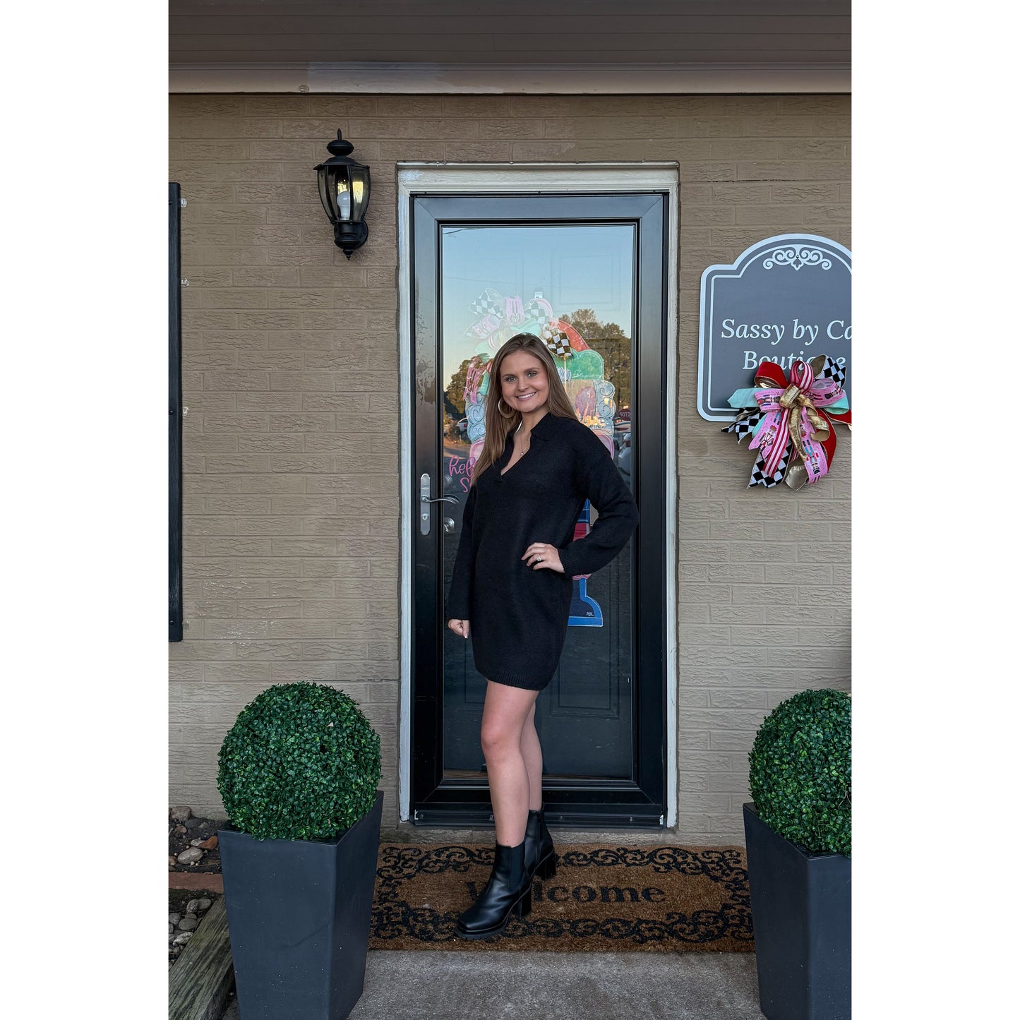 Danielle Mini Dress, Black