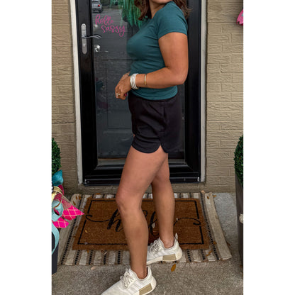 Teal Fitted Top