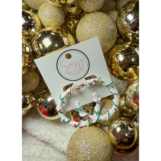 Light Em Up Hoops, White