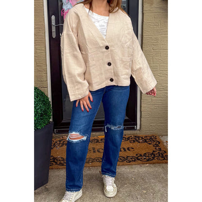 Oversized Cardigan, Cream