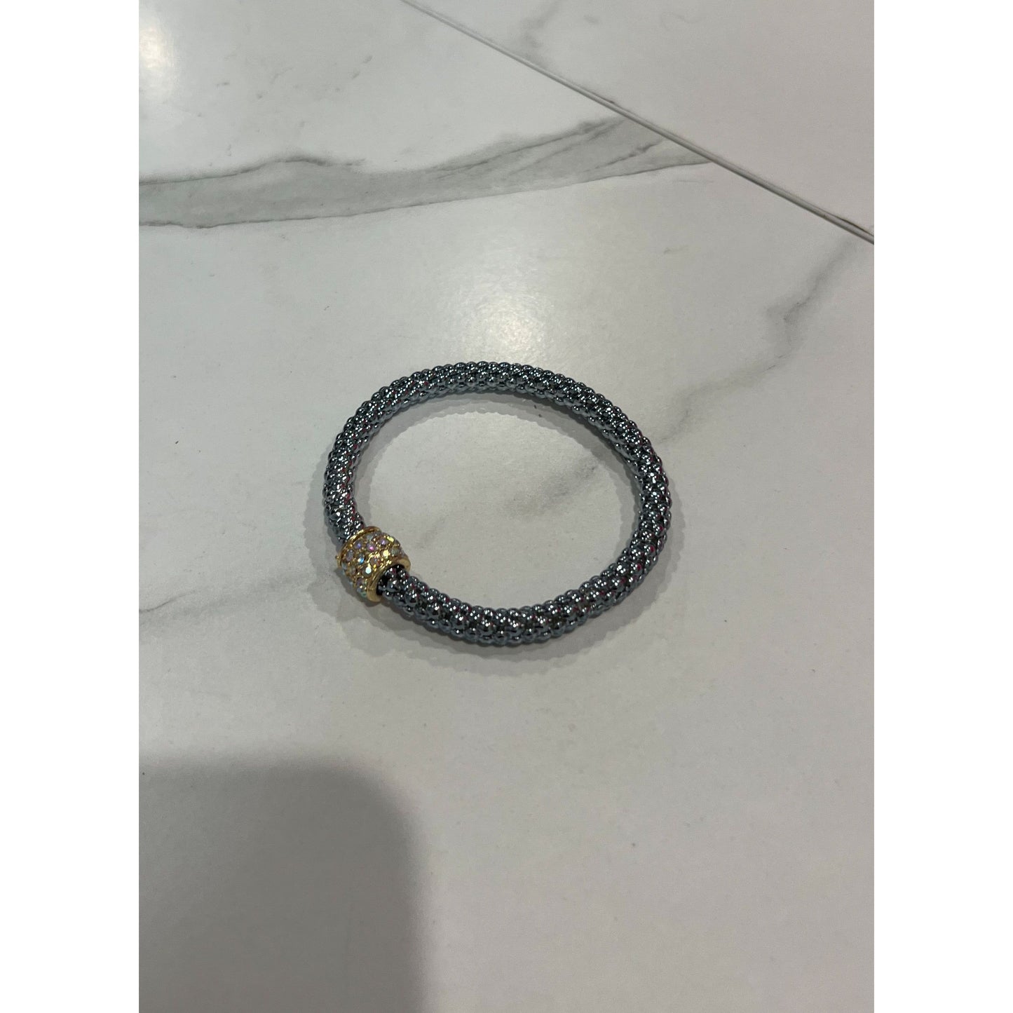 Grey/Gold Bracelet