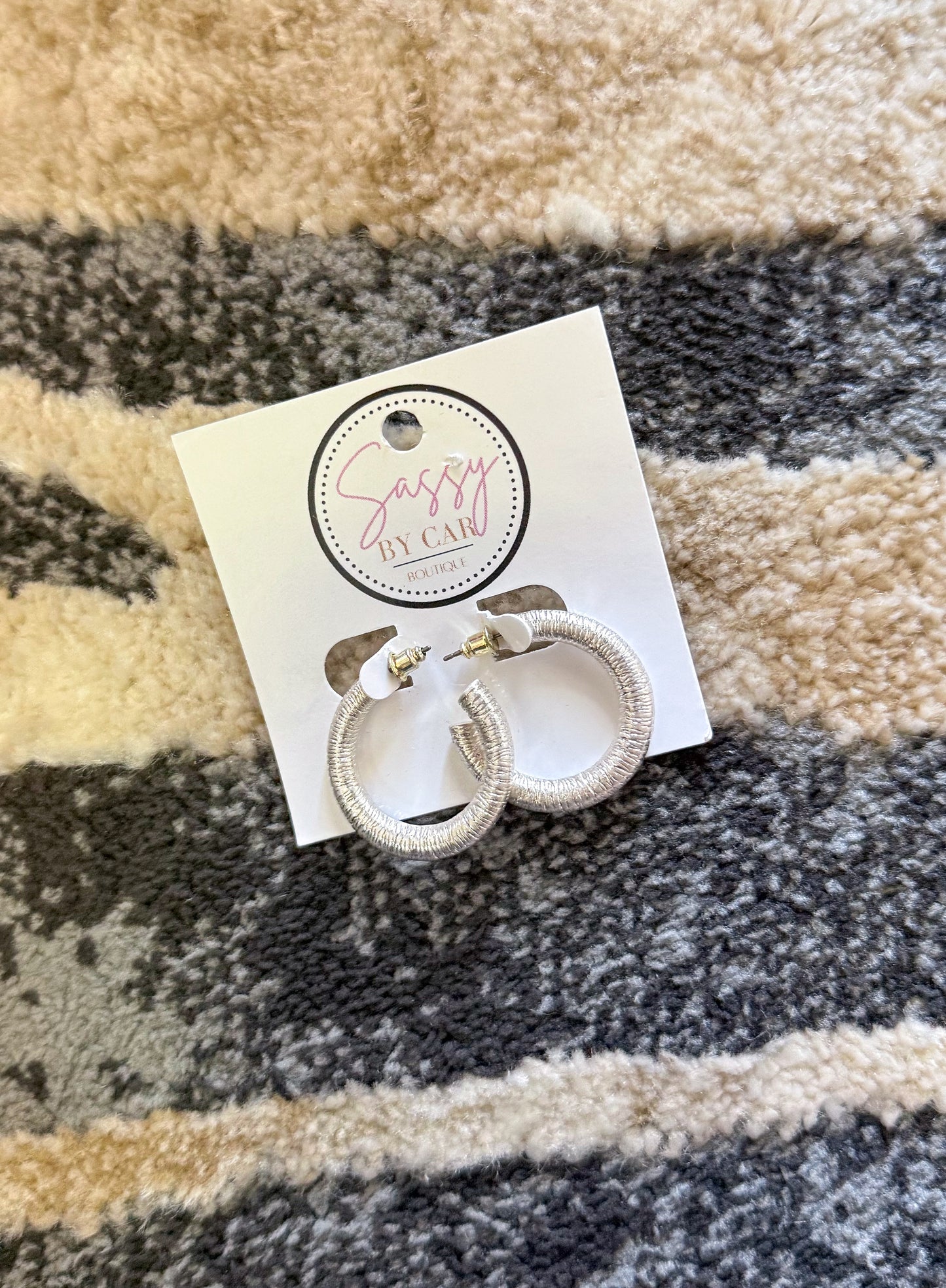 Silver Hoops