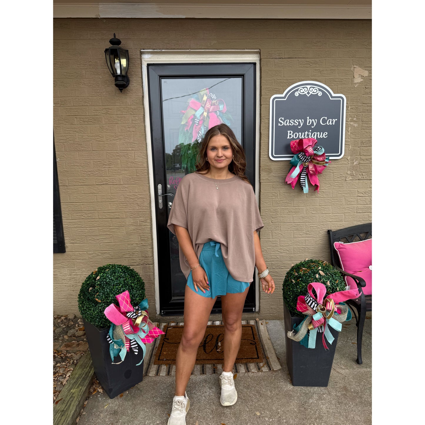 Lou Oversized Top, Mocha