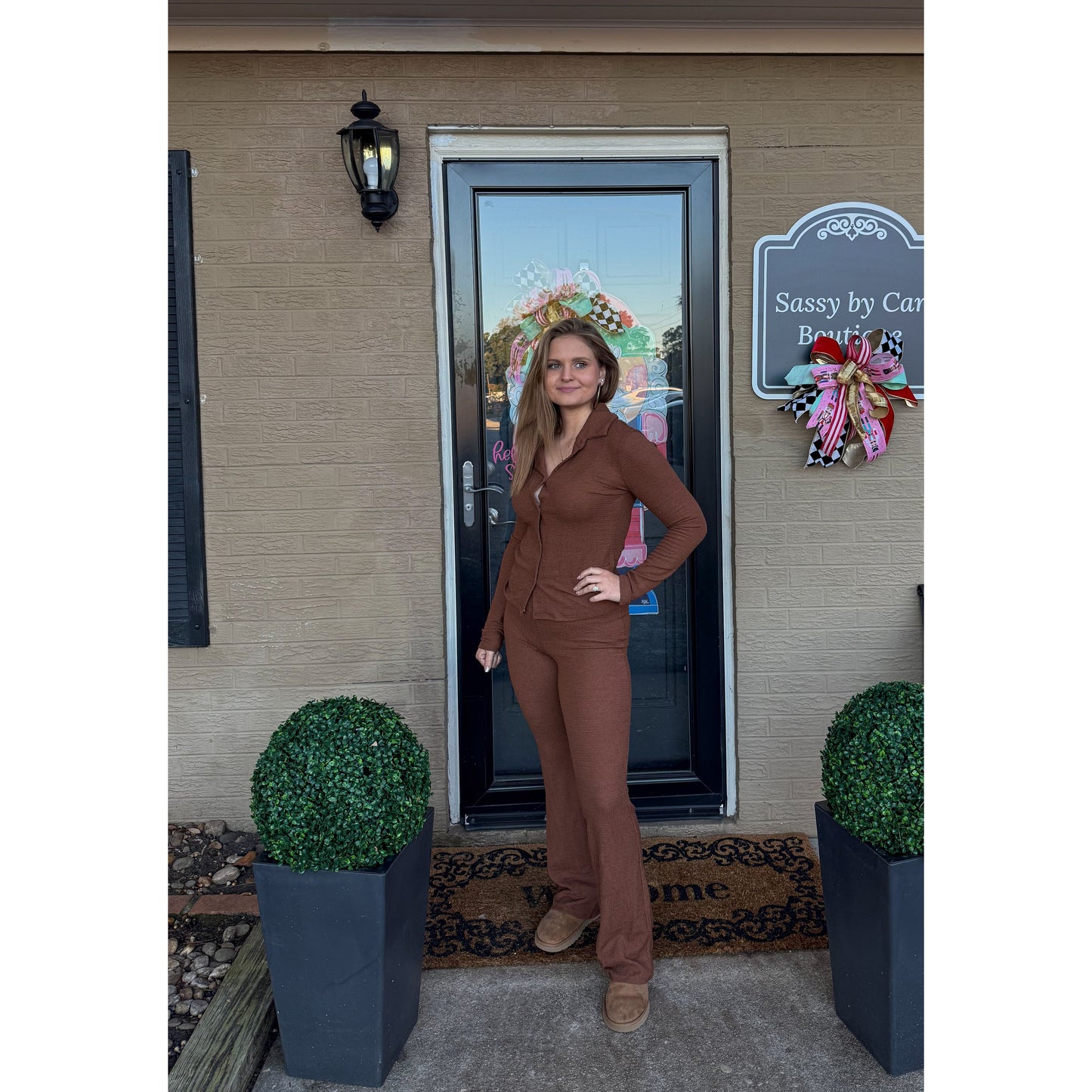 Shiloh Lounge Set, Brown