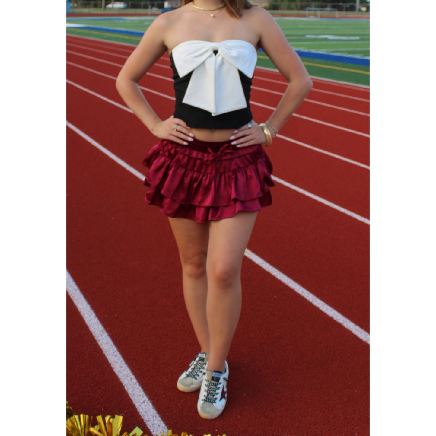 MVP Ruffle Skort, Garnet