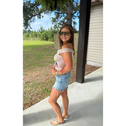 OTS Knit Top, Taupe
