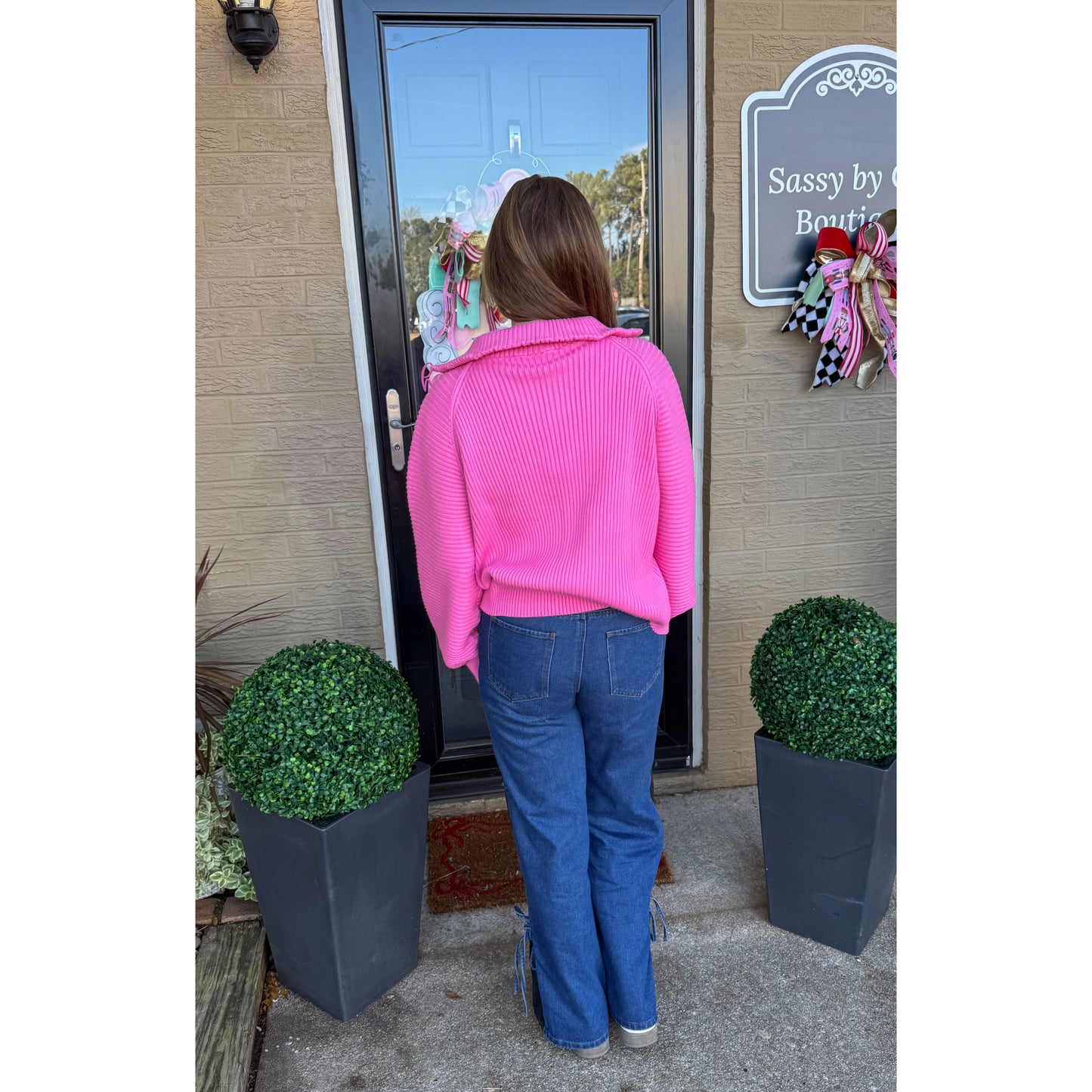 Monroe Sweater, Pink