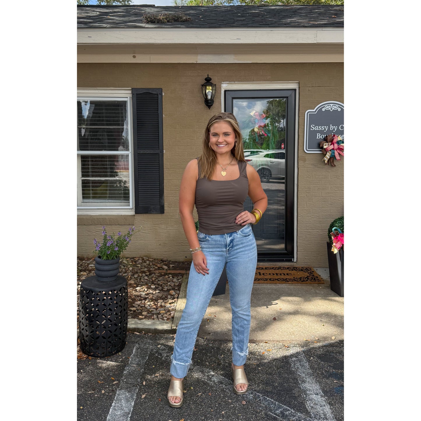 Coco Square Neck Top