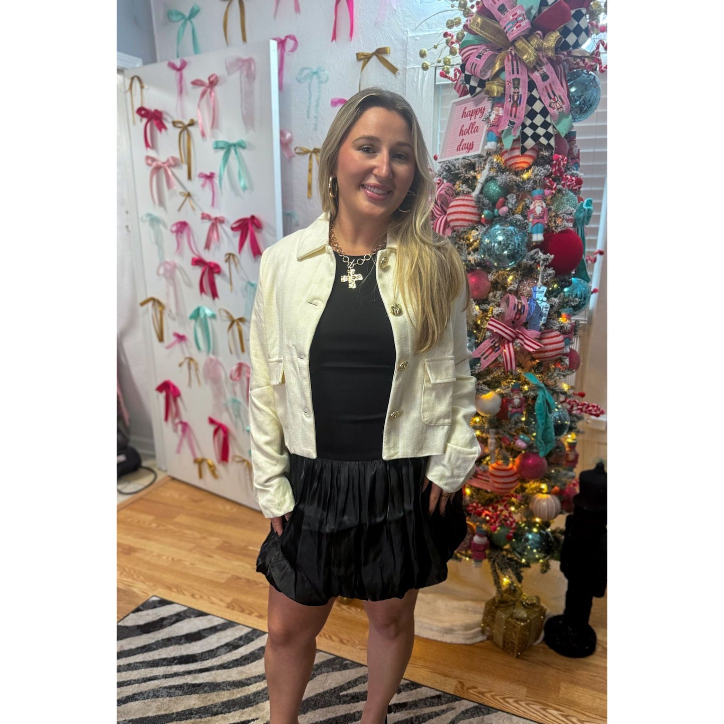 Sloane Jacket, Ivory