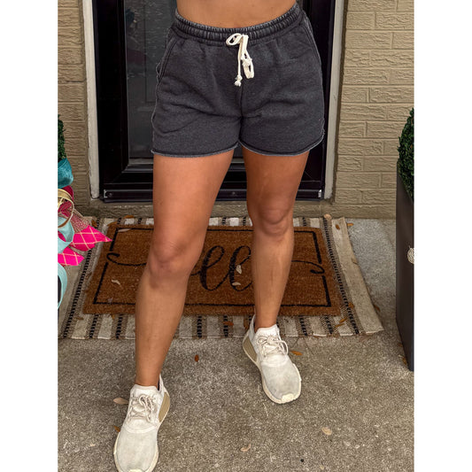 Isla Lounge Shorts, Charcoal