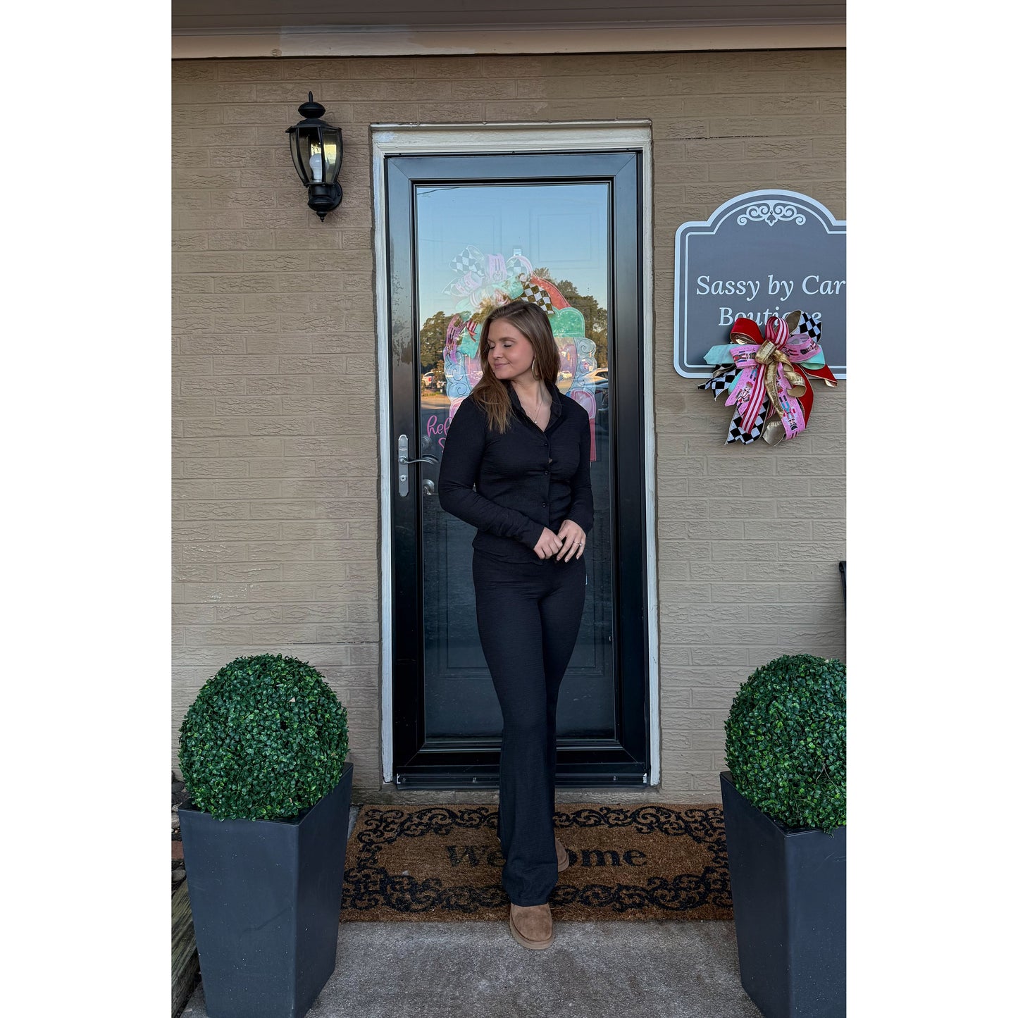 Shiloh Lounge Set, Black