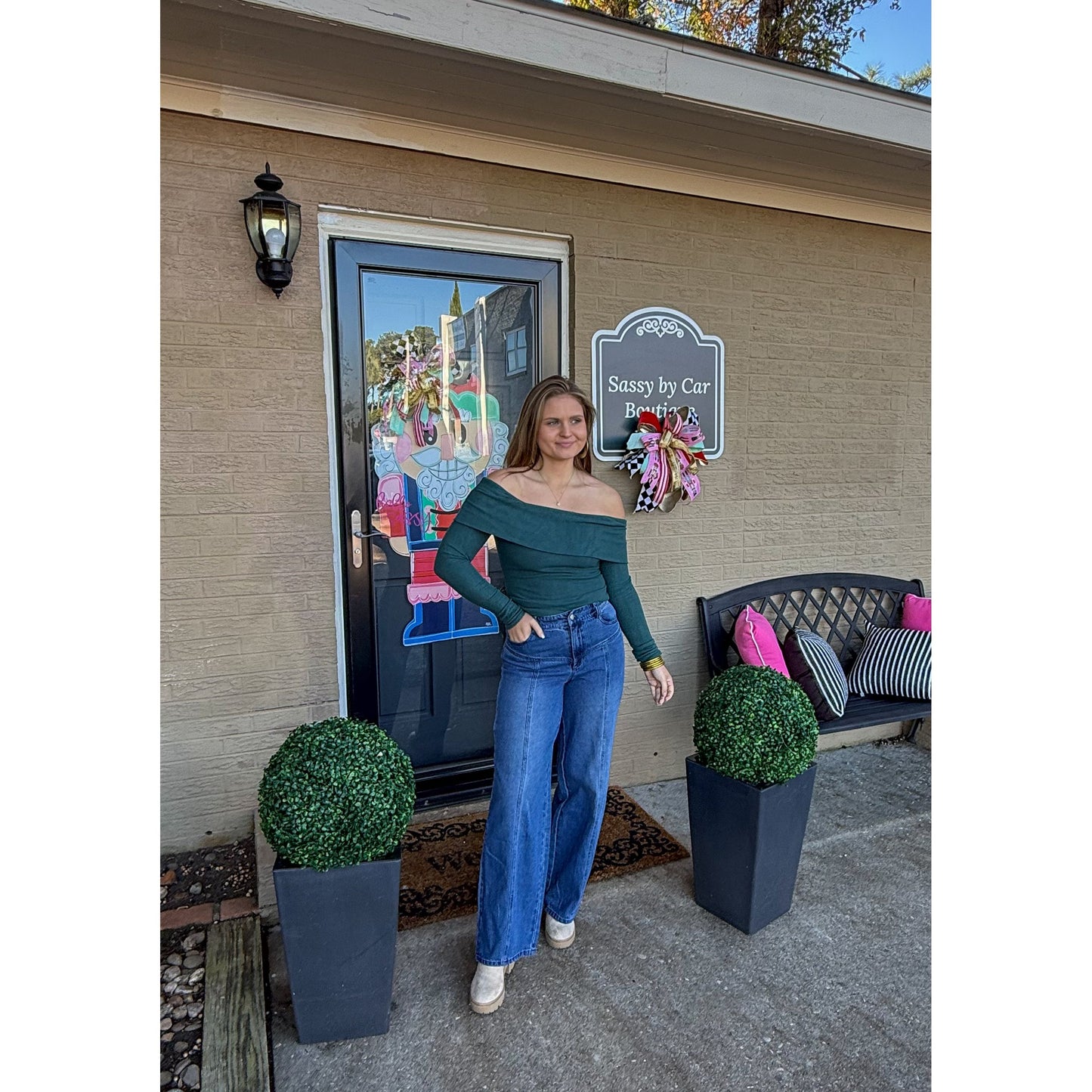 OTS Bodysuit, Hunter Green