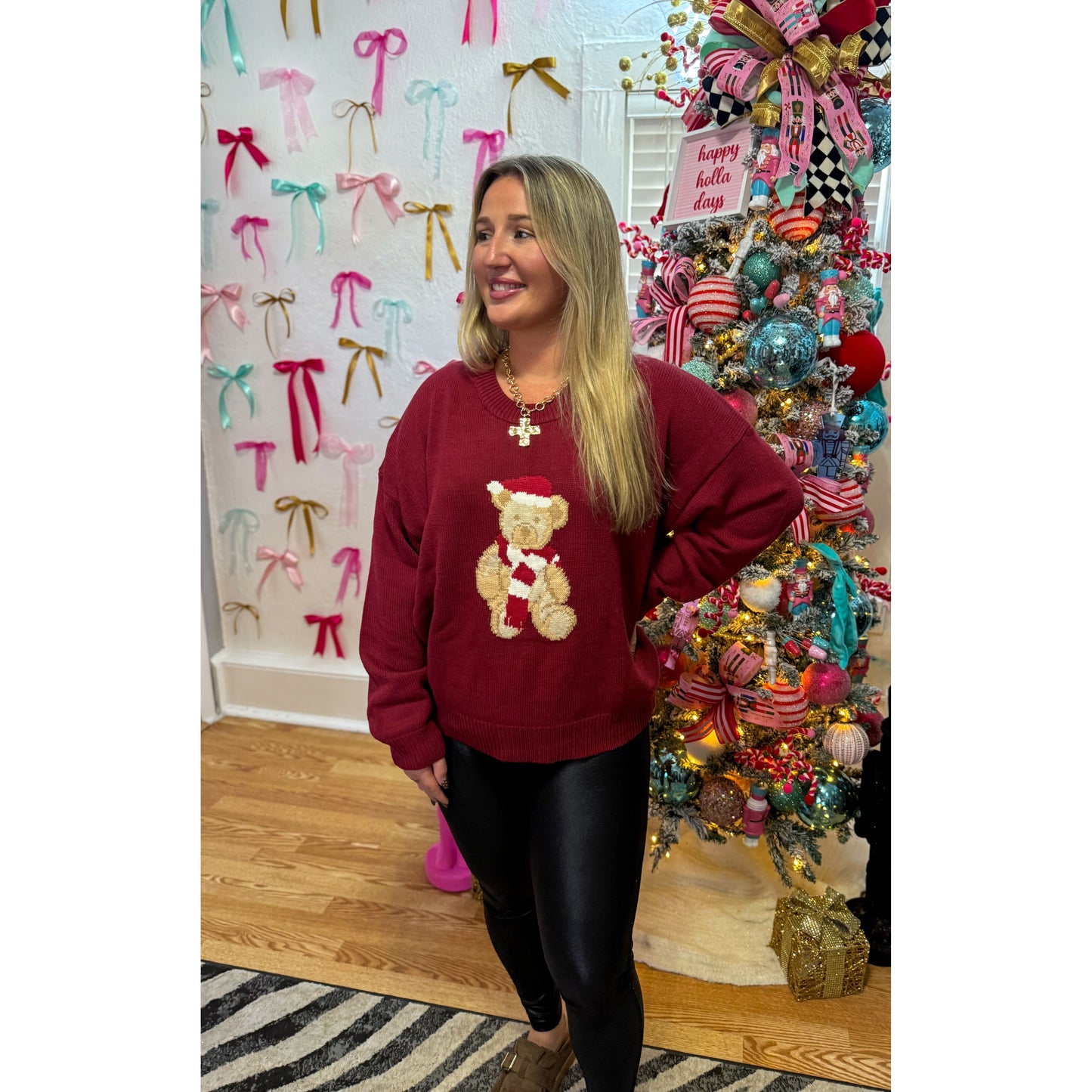 Teddy Bear Holiday Sweater