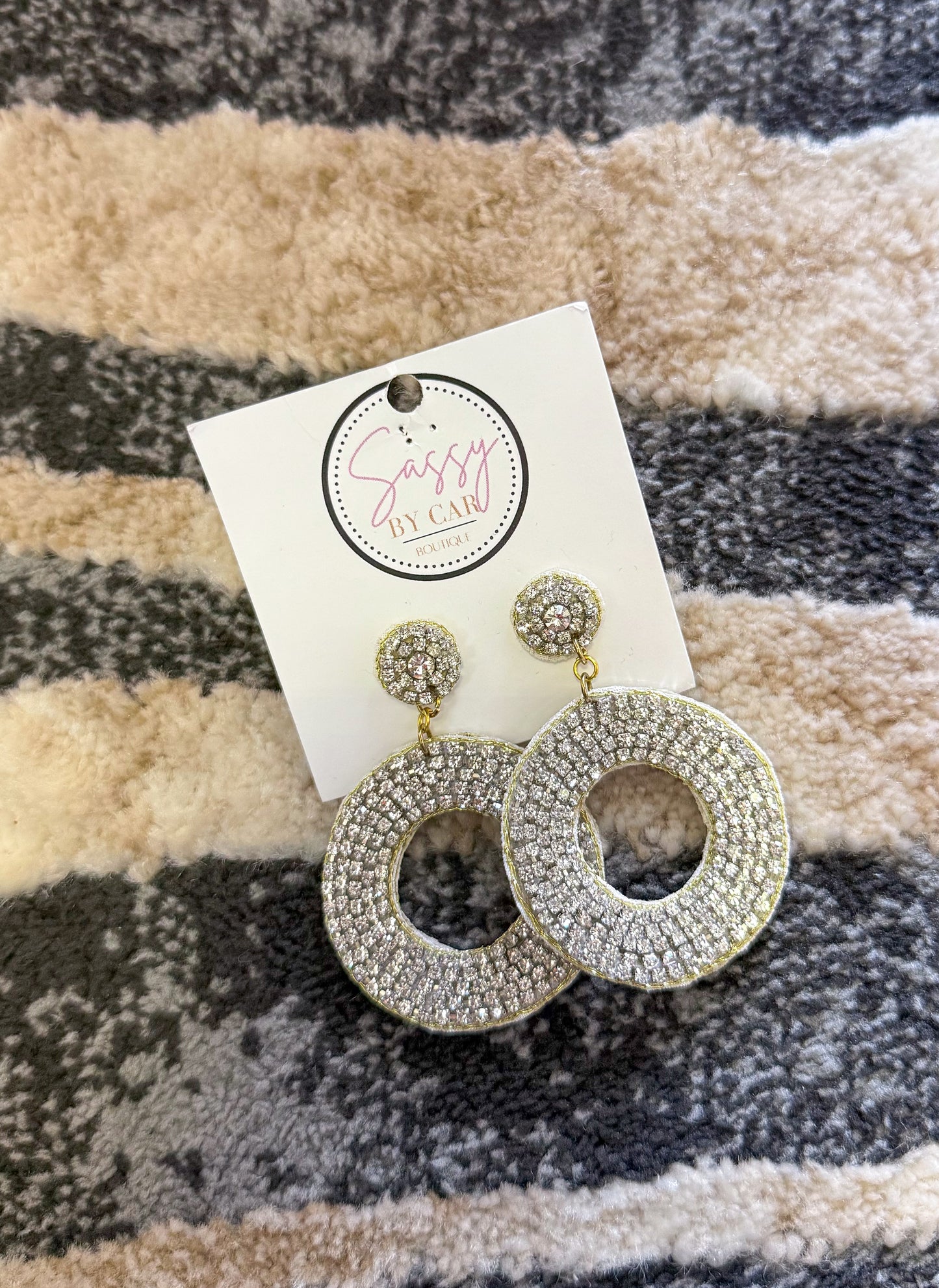 Jeweled Detail Earrings