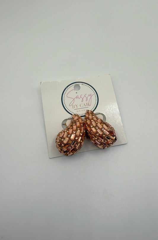 Rose Gold Hoops