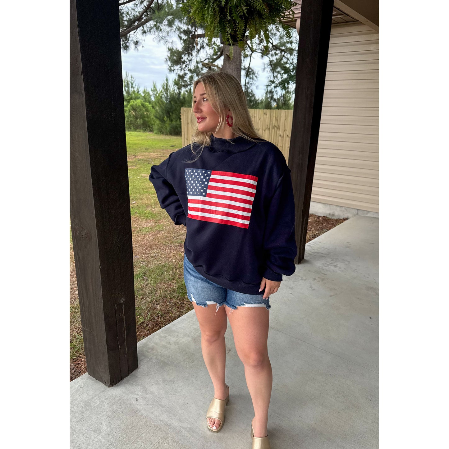Reversible USA Sweatshirt