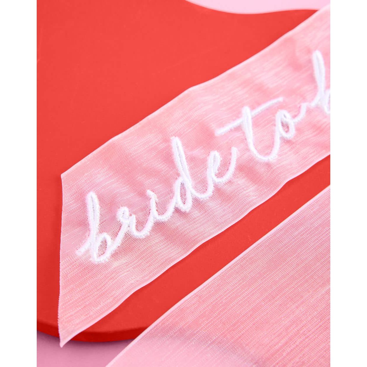 Bride To Be Embroidered Bow