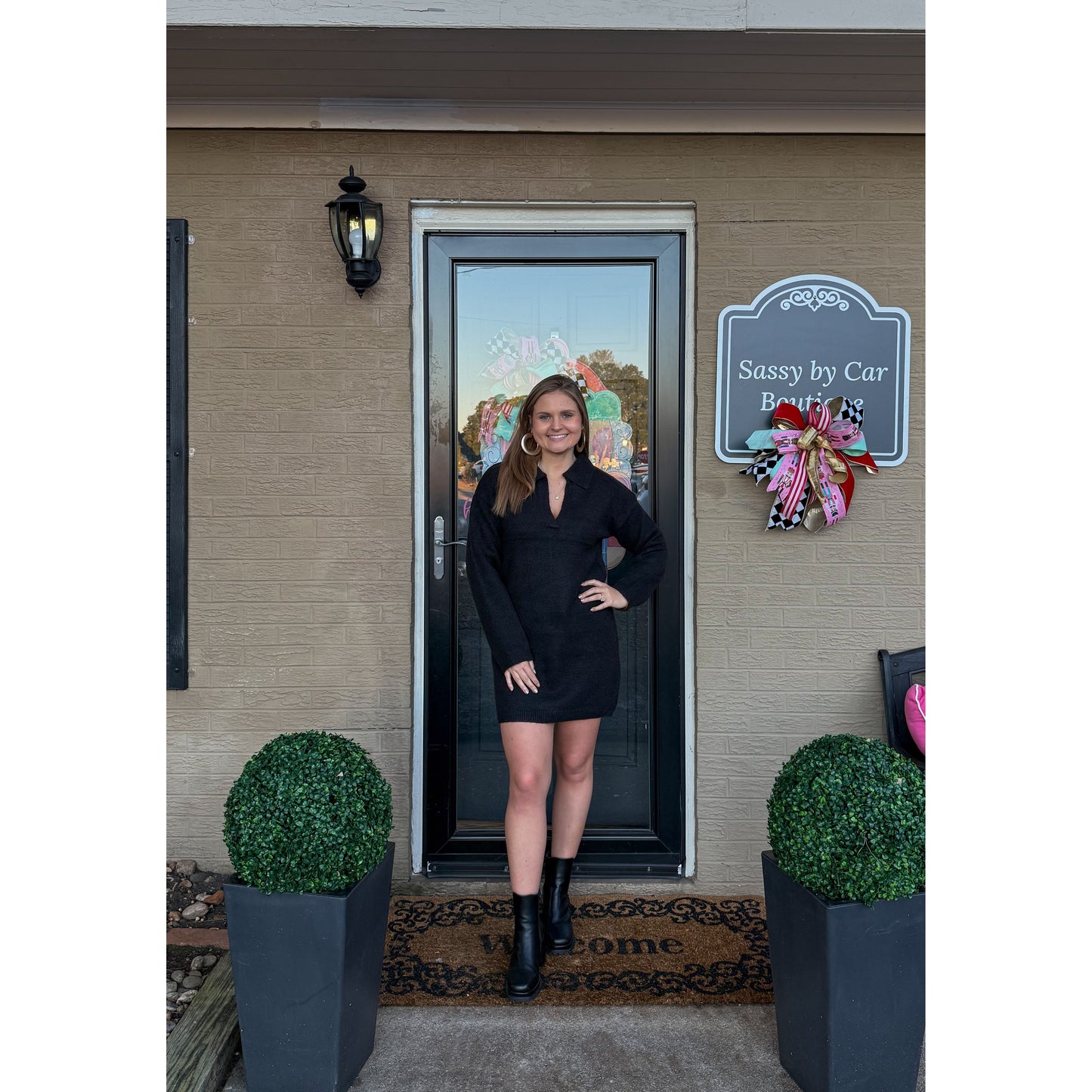 Danielle Mini Dress, Black