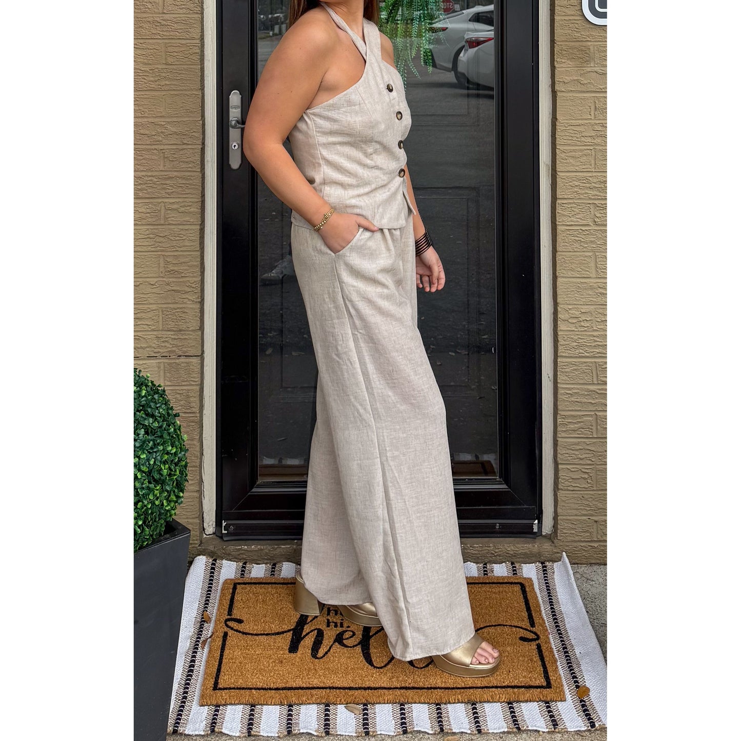 Audrey Detail Set, Oatmeal