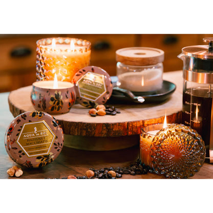 Hazelnut Macchiato  Coffee 9oz Aqua De Soy Candle Tin