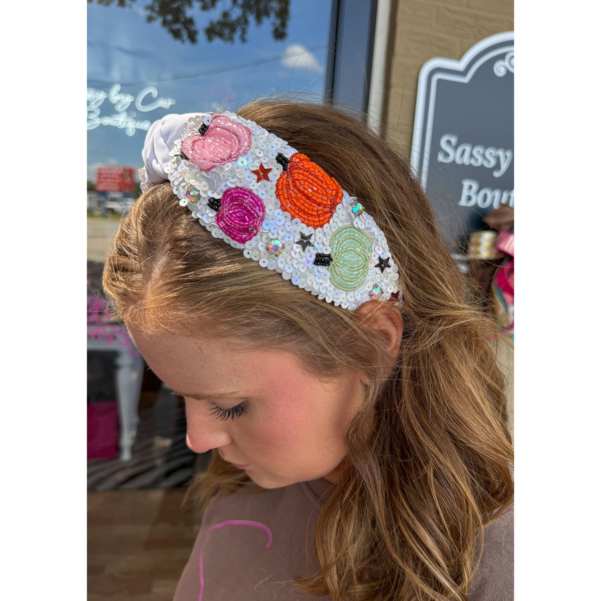 Pumpkin & Posh Headband