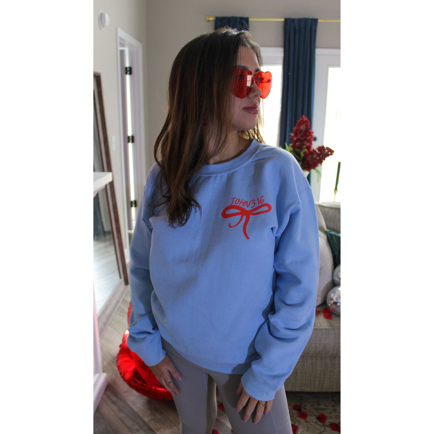 You Are So Loved Sweatshirt, Baby Blue