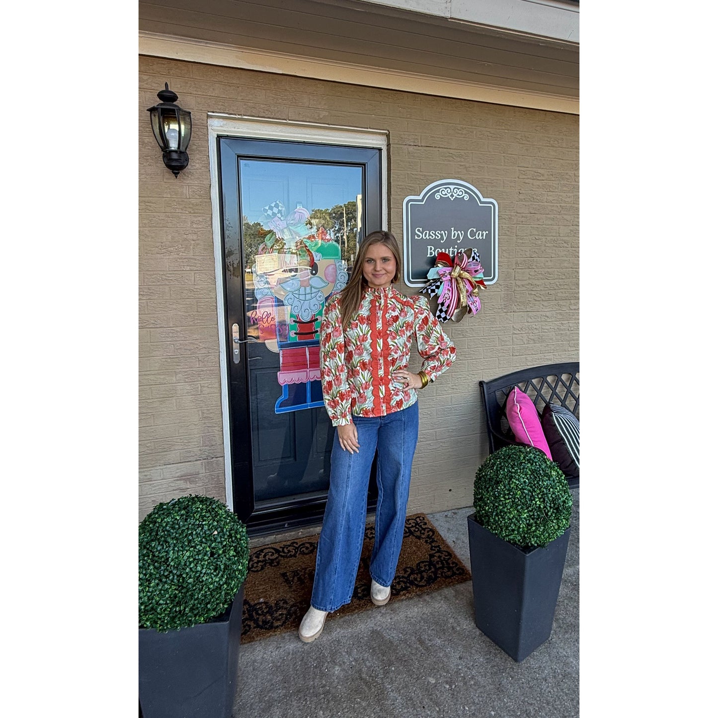 Tulip Pattern Blouse