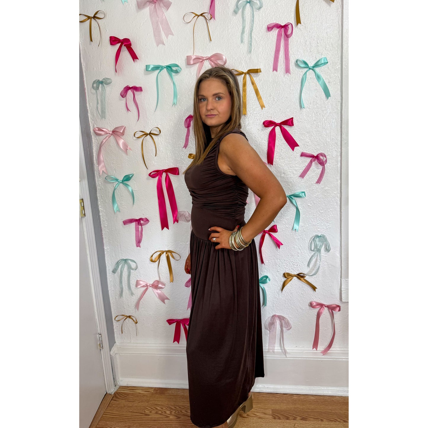 Chocolate Dreams Maxi Dress