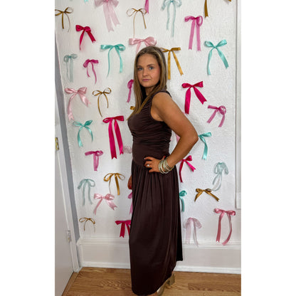 Chocolate Dreams Maxi Dress