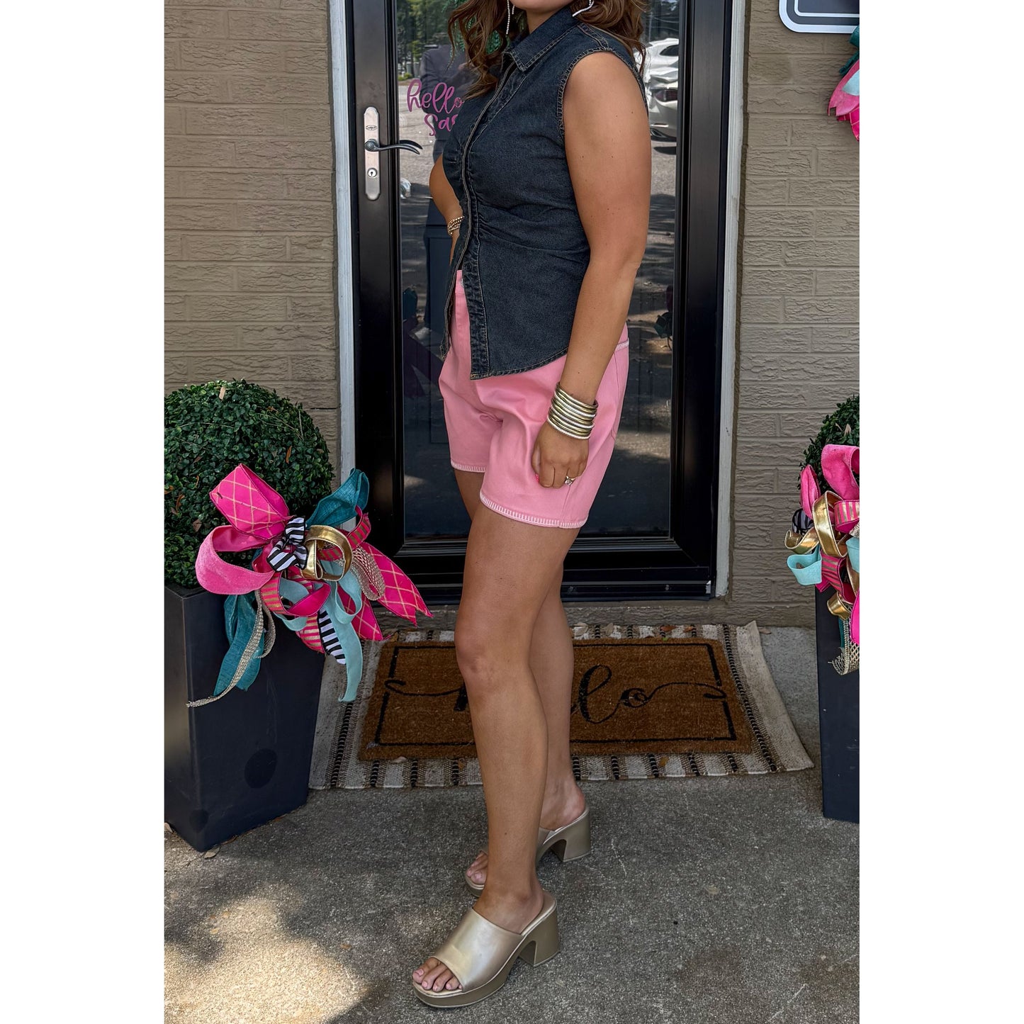 Gemma Denim Top