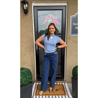 Reese Top, Periwinkle