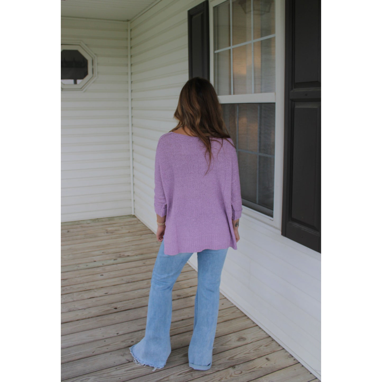 Jayden Lightweight Sweater, Lavender