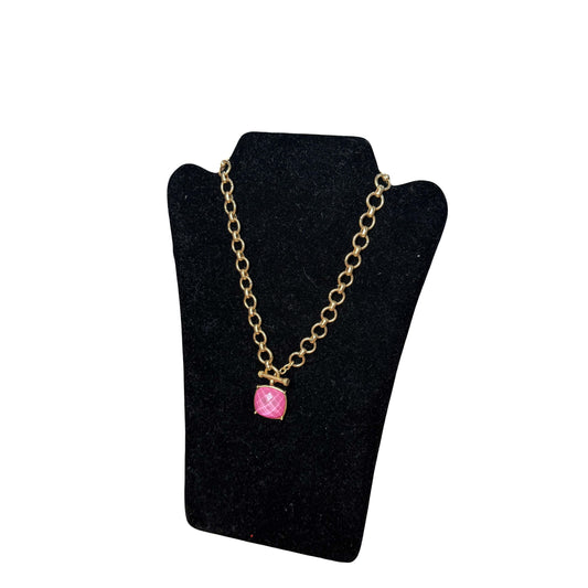 Pink Jeweled Necklace