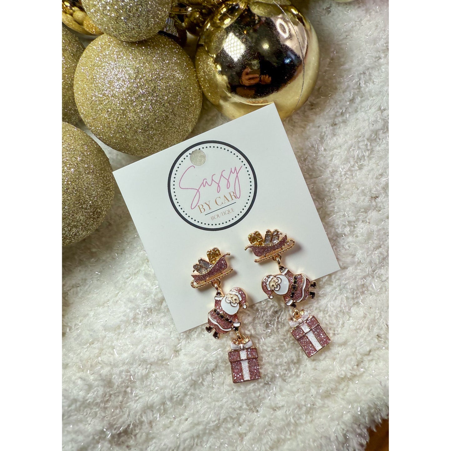 Christmas Eve Dangle Earrings