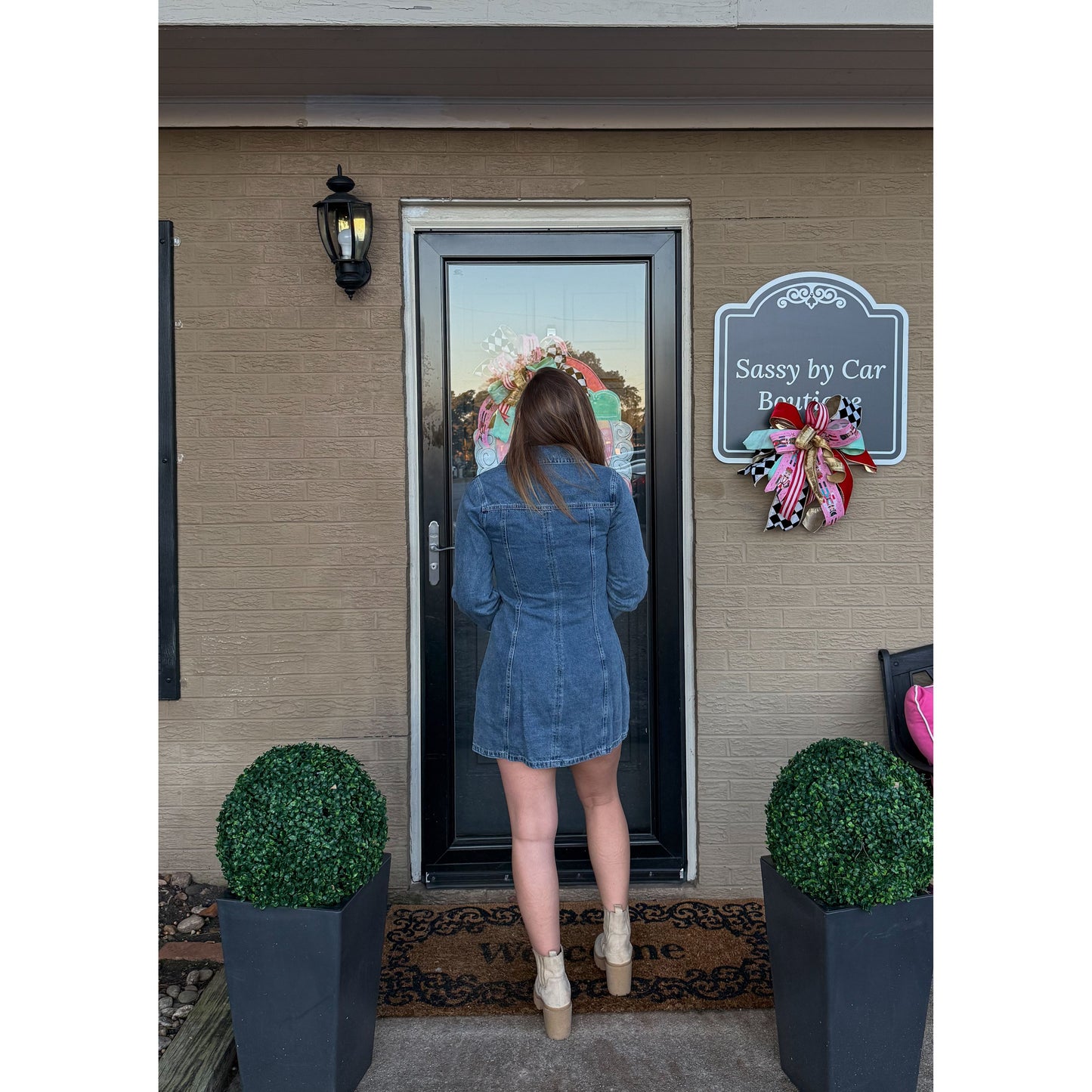 Denim Mini Dress