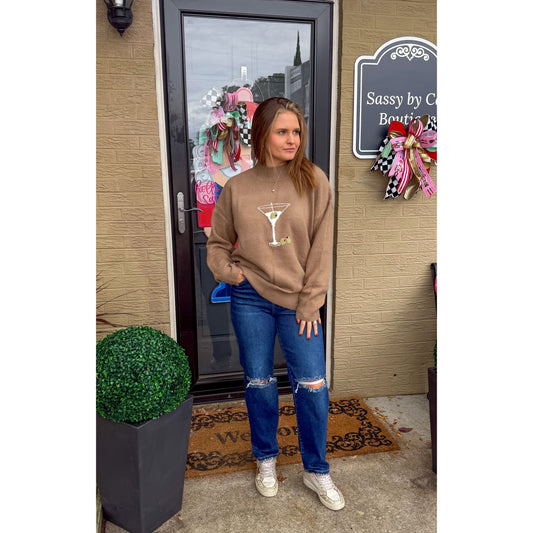 Martini Oversized Sweater, Mocha