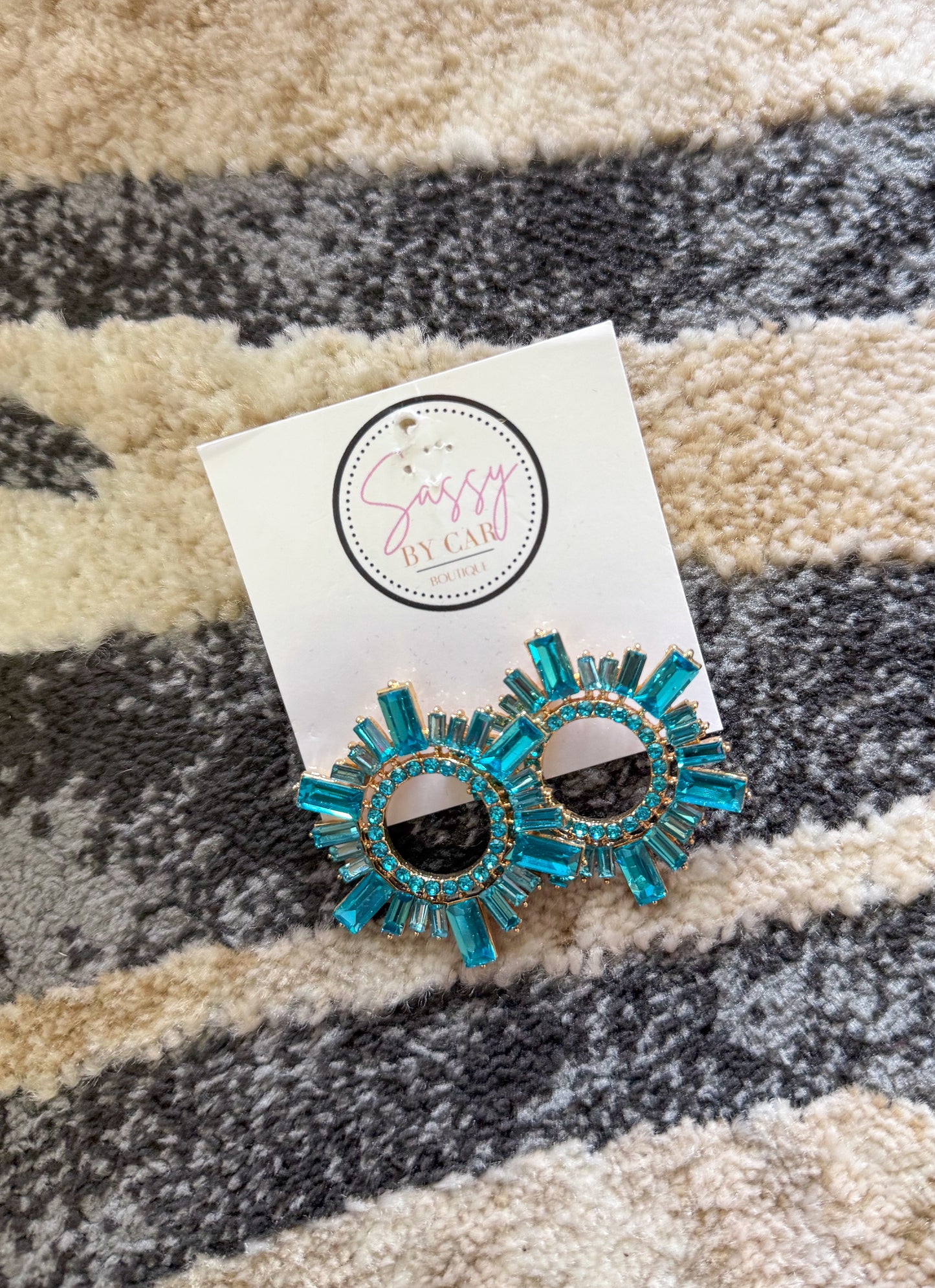 Jeweled Statement Earrings