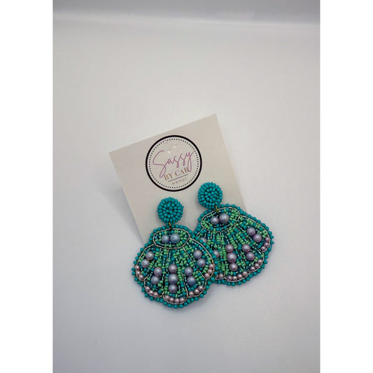 Shell Beaded Earrings