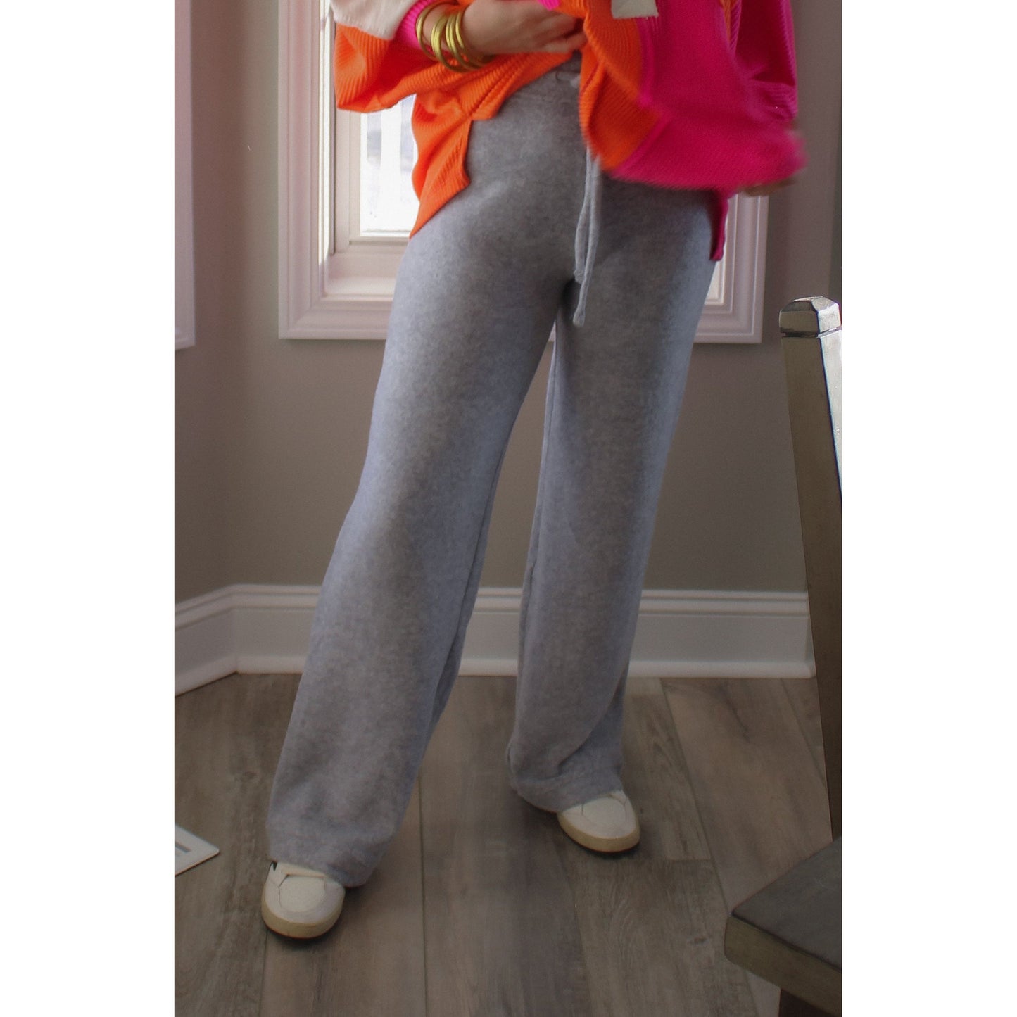 Lana Cozy Sweatpants, Heather Gray