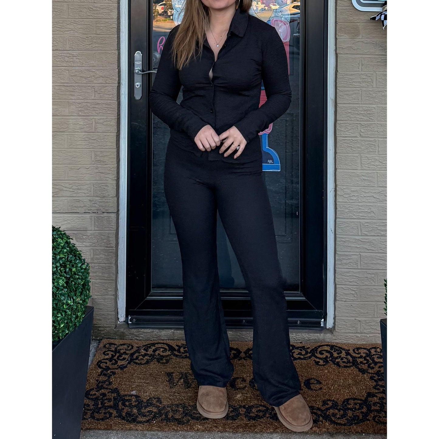 Shiloh Lounge Set, Black