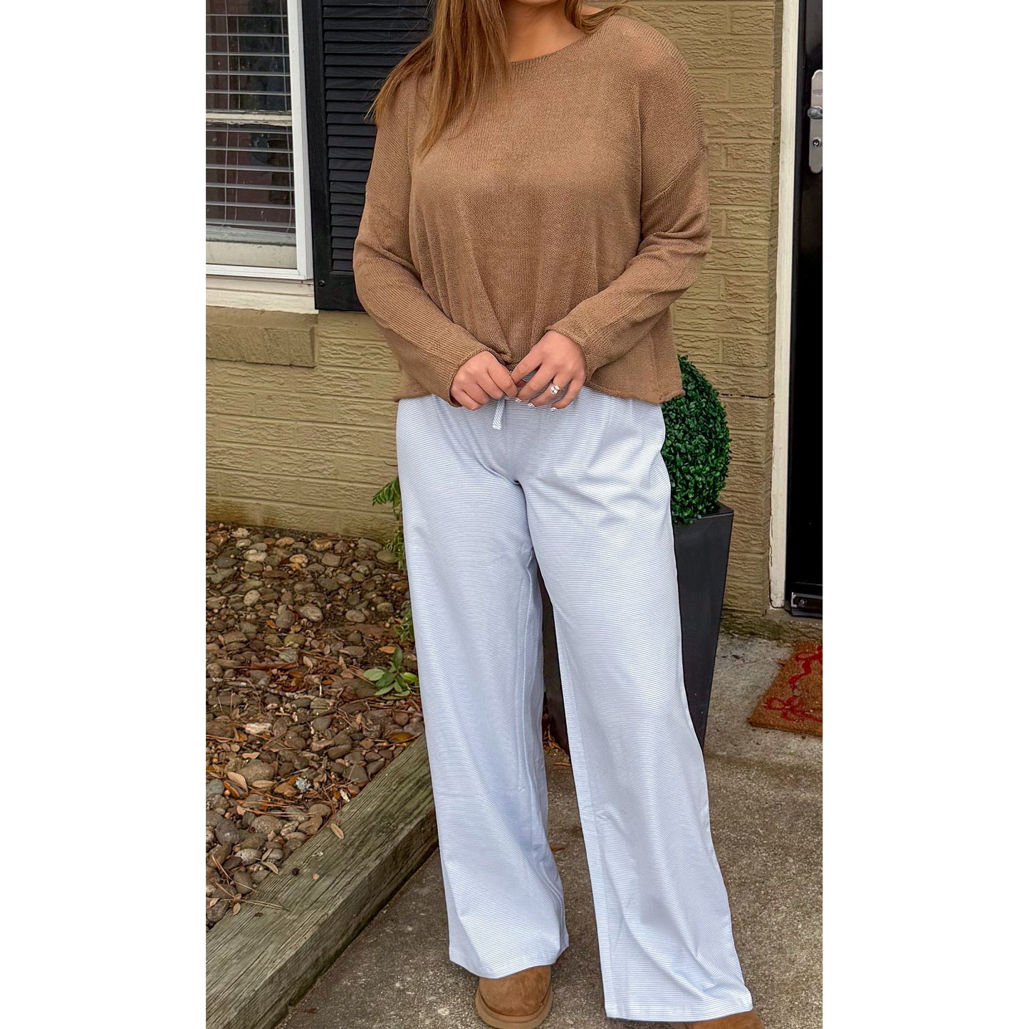 Anna Sweater, Dark Taupe