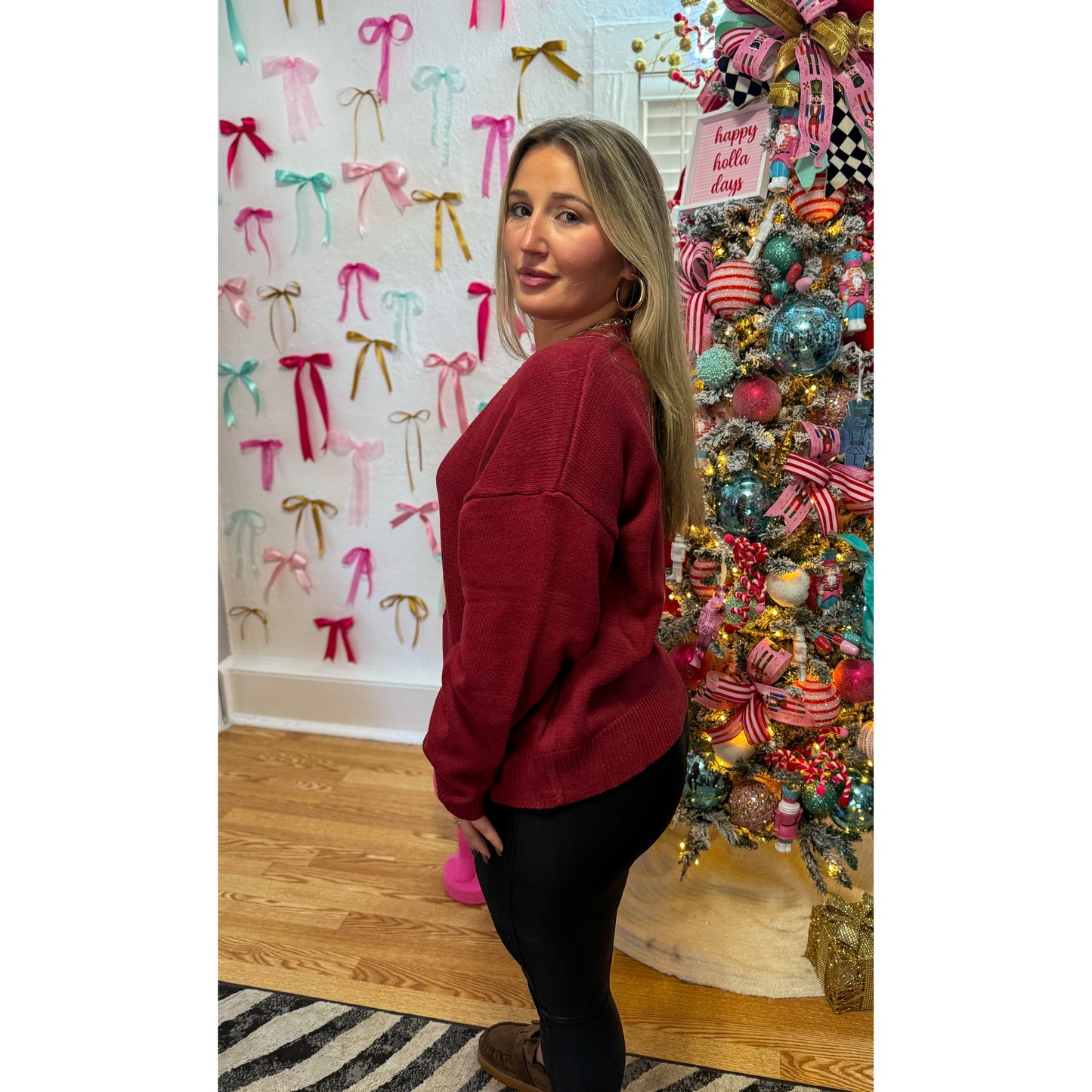 Teddy Bear Holiday Sweater