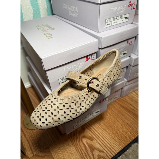 Ballet Flat, Taupe