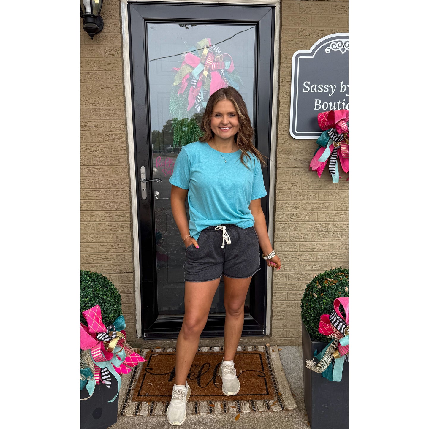 Gracie Top, Sky Blue