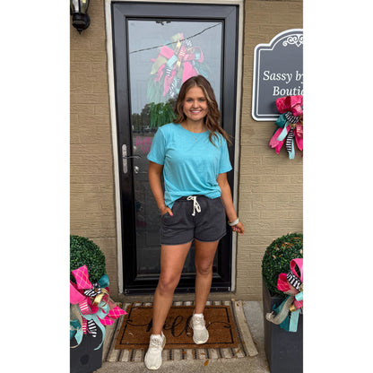 Gracie Top, Sky Blue