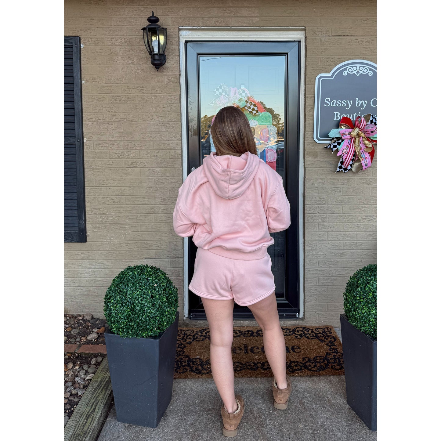 Spicy Lounge Set, Peach/Camo