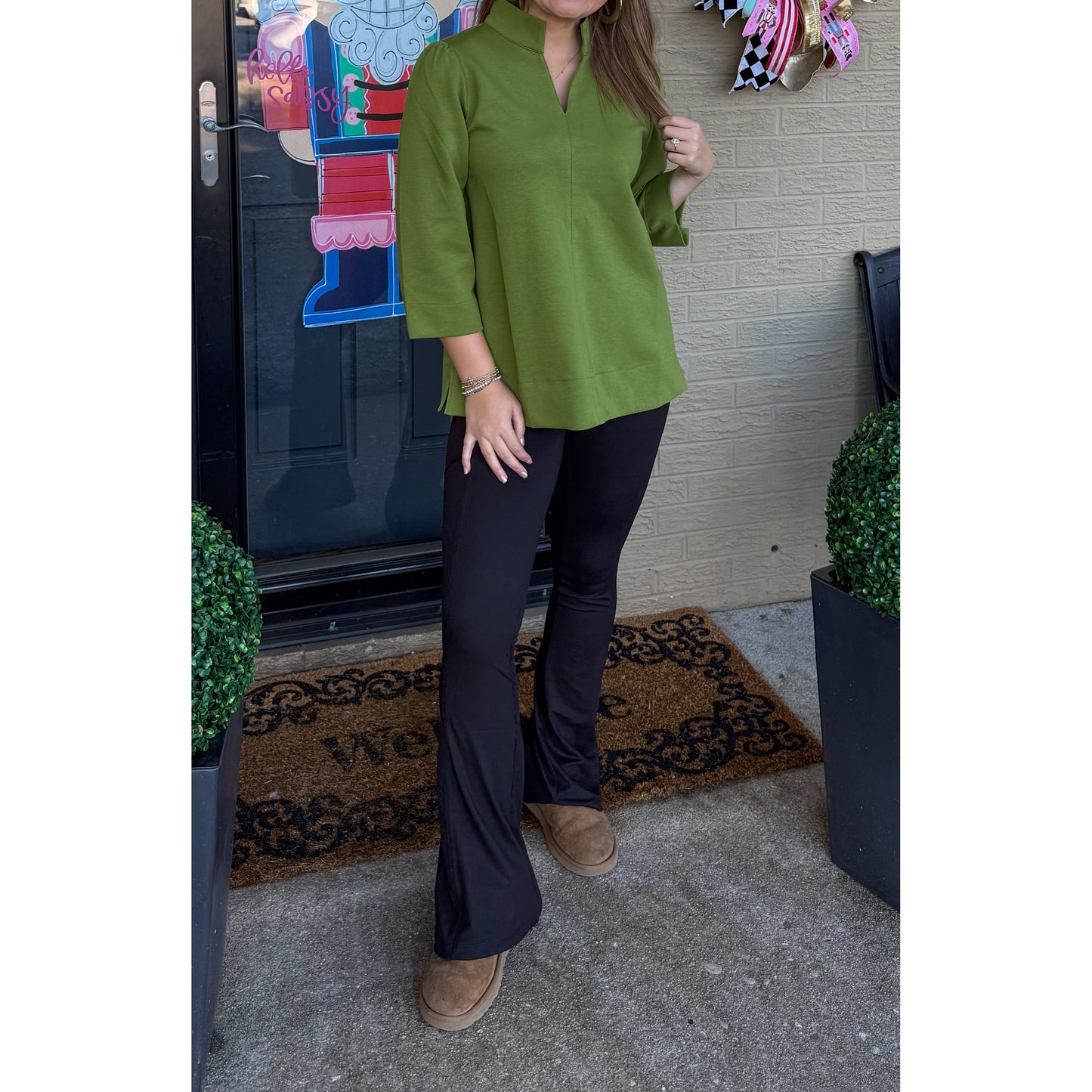 Sarah Top, Olive Green