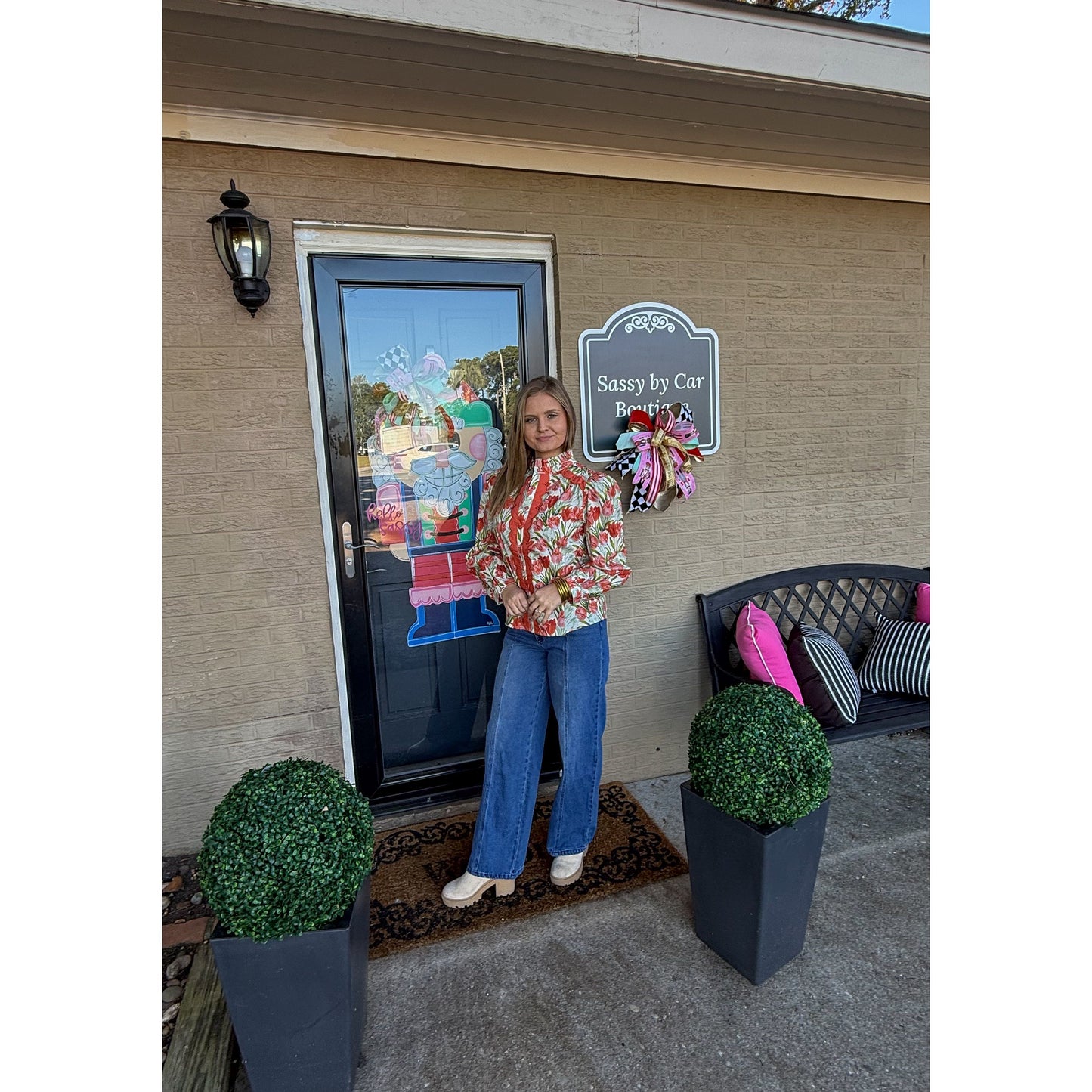 Tulip Pattern Blouse